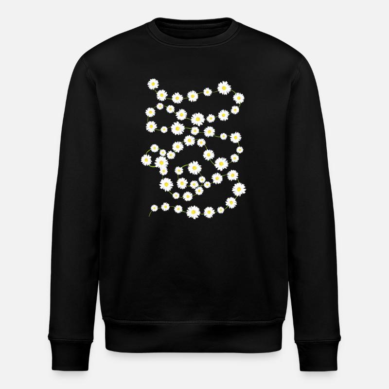 Daisy Chain - Stanley/Stella Unisex Bio-Sweatshirt ROLLER - Schwarz