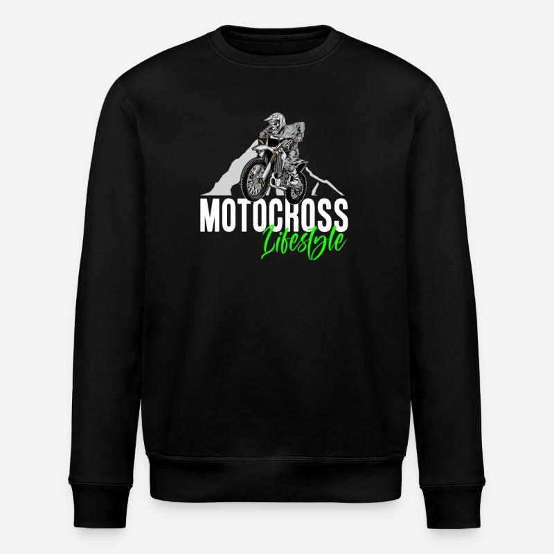 Motocross Lifestyle - Sweat bio ROLLER Stanley/Stella Unisexe - noir