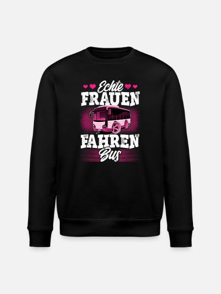 Busfahrerin - Stanley/Stella Unisex Bio-Sweatshirt ROLLER - Schwarz