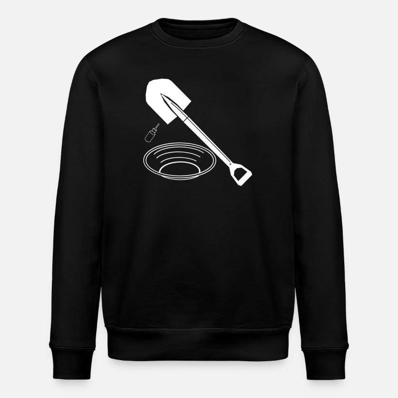 Goldsucher - Stanley/Stella Unisex Bio-Sweatshirt ROLLER - Schwarz