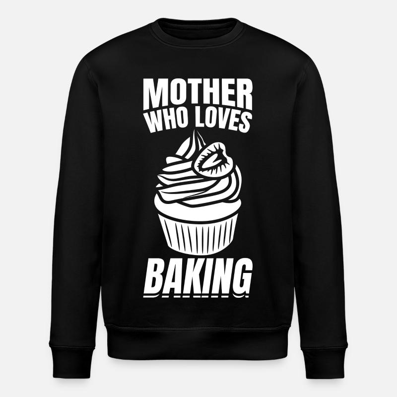 Bäcker Mama - Stanley/Stella Unisex Bio-Sweatshirt ROLLER - Schwarz