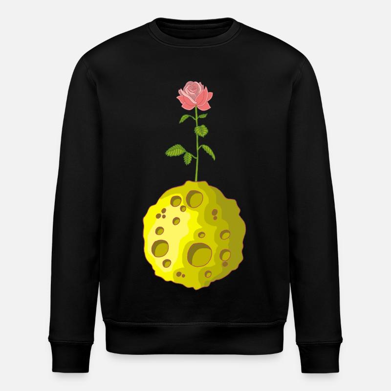 Blumiger Planet - Stanley/Stella Unisex Bio-Sweatshirt ROLLER - Schwarz