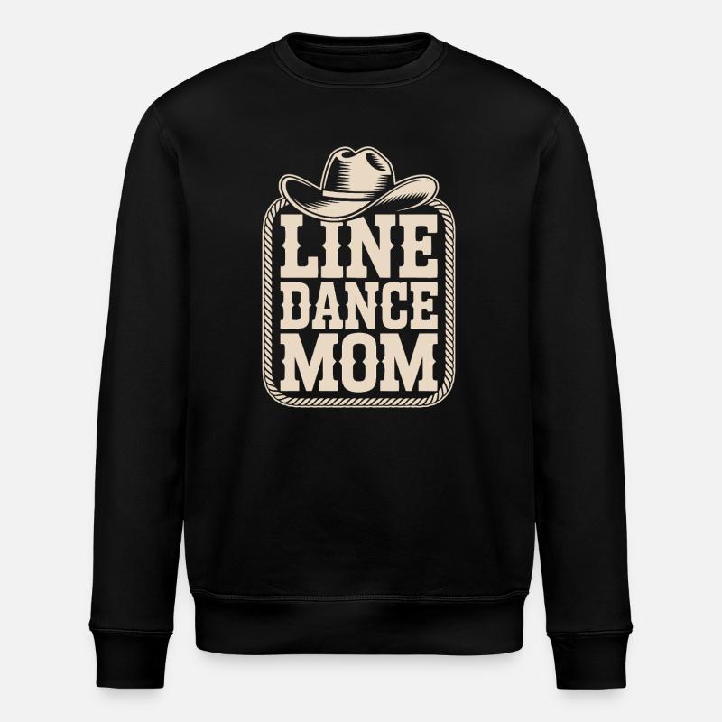 Line Dance Mom Western - Stanley/Stella Unisex Bio-Sweatshirt ROLLER - Schwarz