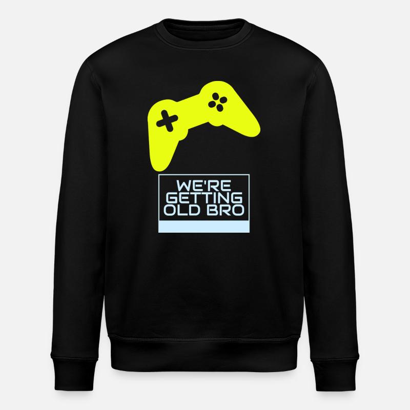 Gamer Nostalgie: On Vieillit - Sweat bio ROLLER Stanley/Stella Unisexe - noir