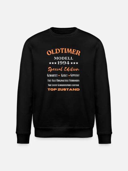 30th Birthday Oldtimer, 1994 - Stanley/Stella ROLLER Unisex Organic Sweatshirt - black