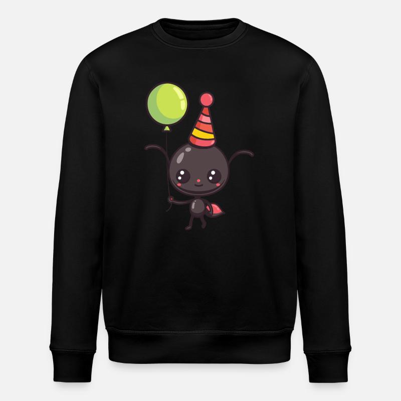 Fourmi Anniversaire Bébé - Sweat bio ROLLER Stanley/Stella Unisexe - noir