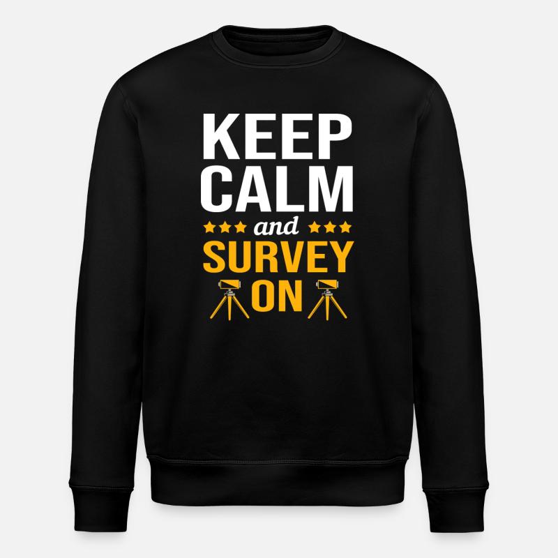 Surveyor - Stanley/Stella ROLLER Unisex Organic Sweatshirt - black