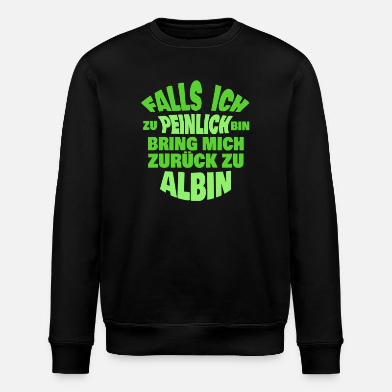 Albin - Stanley/Stella ROLLER Unisex Organic Sweatshirt - black