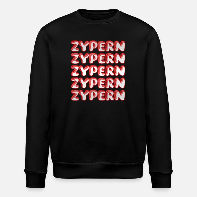 Zypern als Reise - Stanley/Stella Unisex Bio-Sweatshirt ROLLER - Schwarz