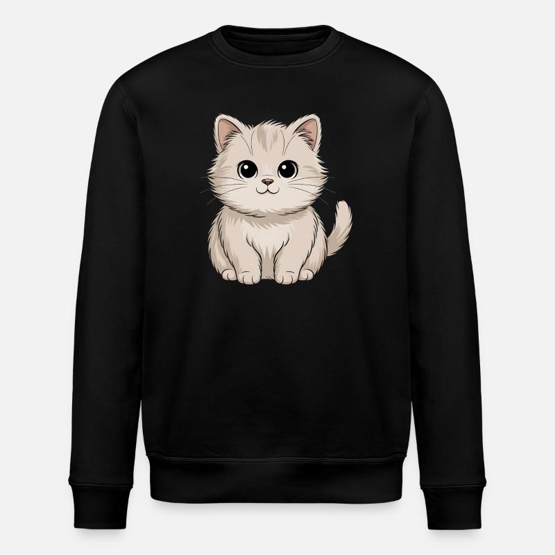 Chat persan - Sweat bio ROLLER Stanley/Stella Unisexe - noir