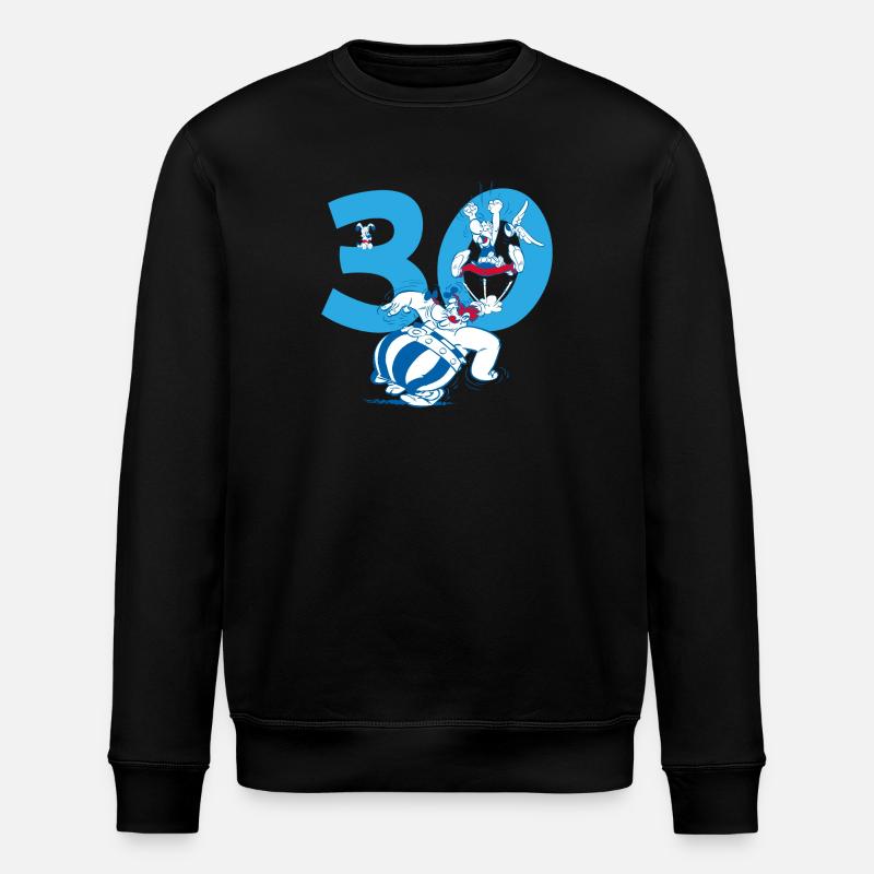 Asterix & Obelix 30th Birthday Design - Stanley/Stella ROLLER Unisex Organic Sweatshirt - black