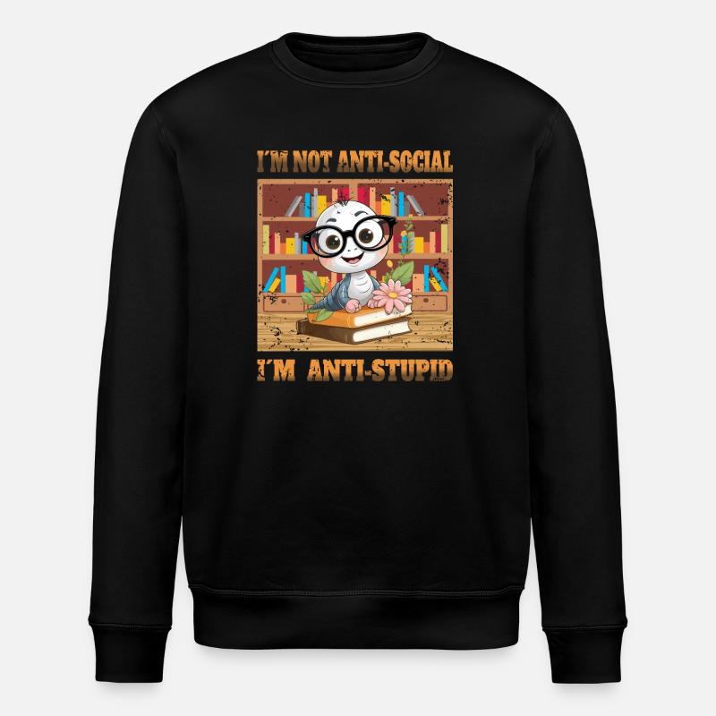 Ver intelligent - Sweat bio ROLLER Stanley/Stella Unisexe - noir