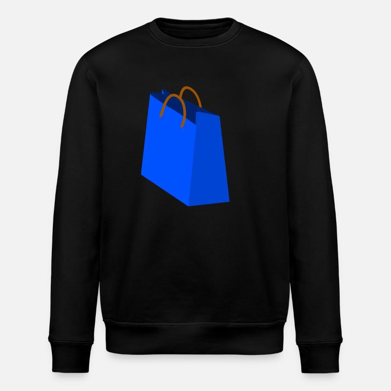 Einkauf Tasche - Stanley/Stella Unisex Bio-Sweatshirt ROLLER - Schwarz