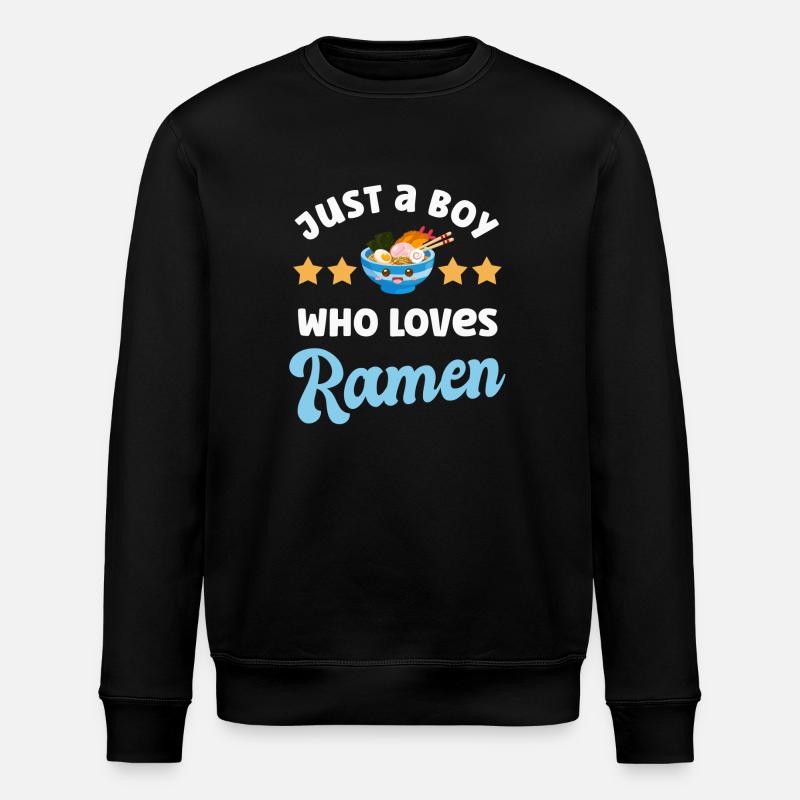 Nouilles Ramen - Sweat bio ROLLER Stanley/Stella Unisexe - noir