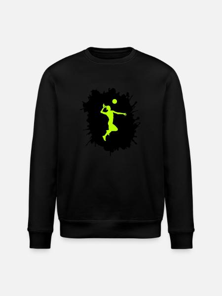 handball klecks - Stanley/Stella Unisex Bio-Sweatshirt ROLLER - Schwarz