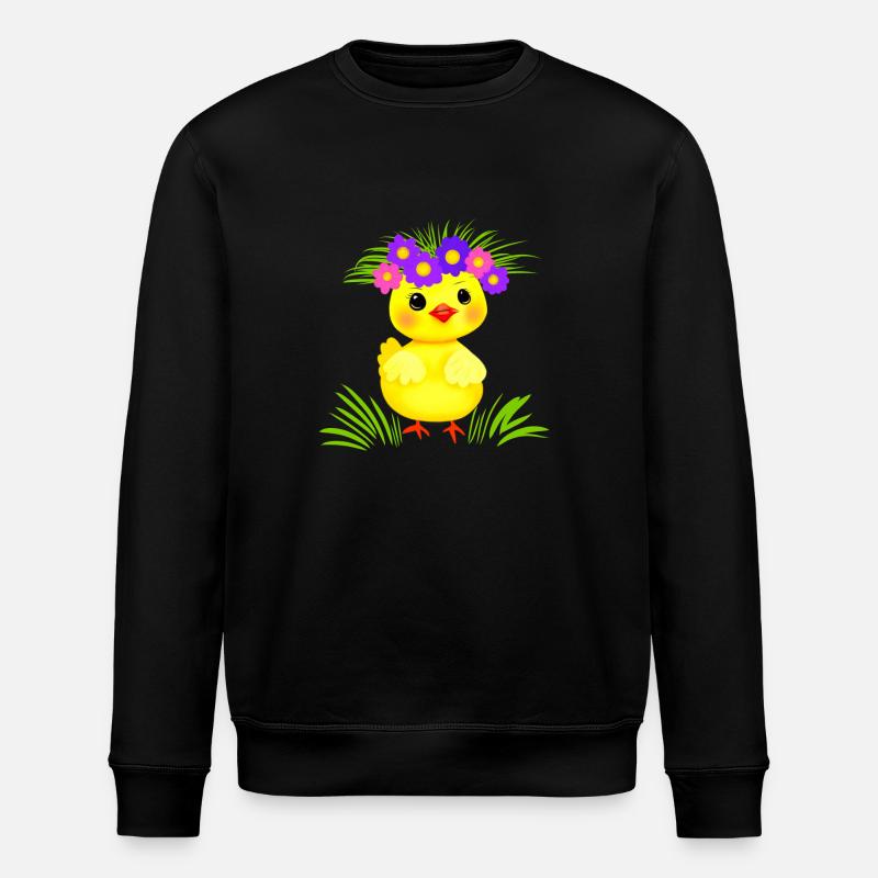 Petit poulet - Sweat bio ROLLER Stanley/Stella Unisexe - noir