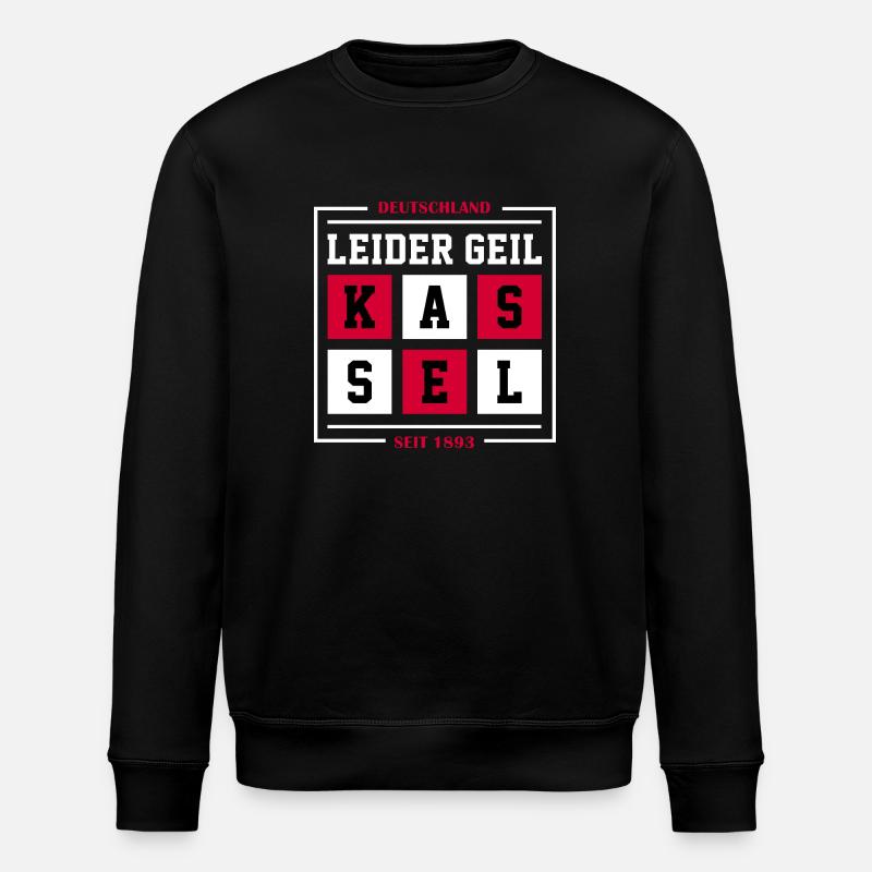 Kassel - Stanley/Stella Unisex Bio-Sweatshirt ROLLER - Schwarz