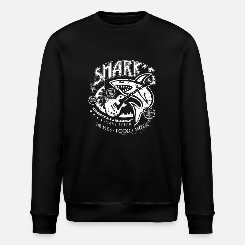Shark´s Hardrock Bar & Restaurant - Stanley/Stella Unisex Bio-Sweatshirt ROLLER - Schwarz