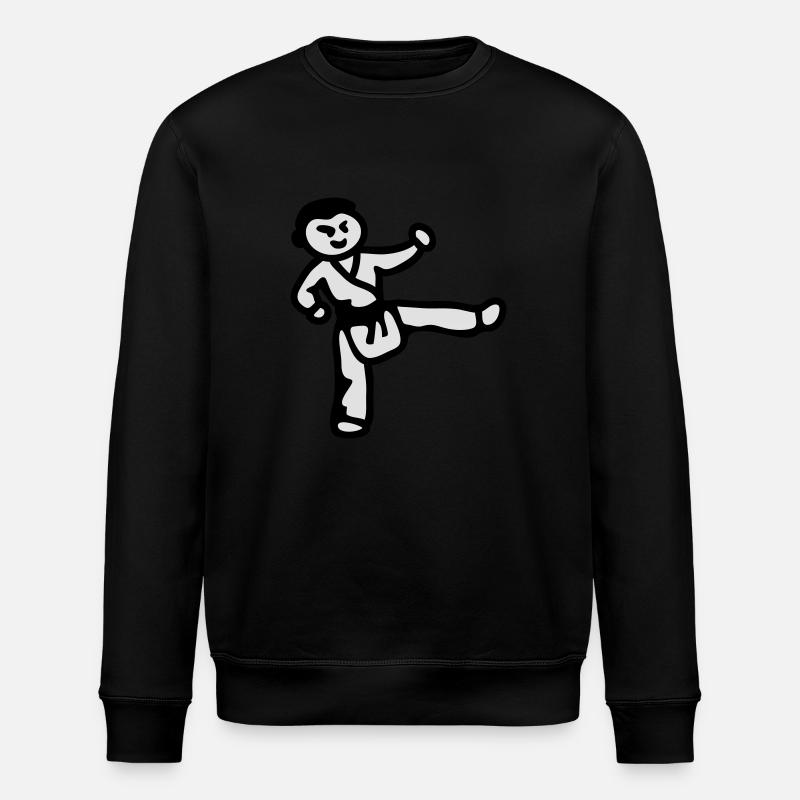 Le garçon de karaté - Sweat bio ROLLER Stanley/Stella Unisexe - noir