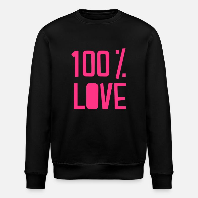 Love - Stanley/Stella Unisex Bio-Sweatshirt ROLLER - Schwarz