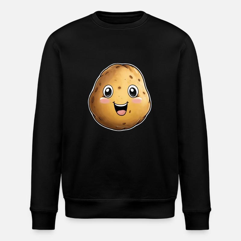 Potato Kawai - Stanley/Stella ROLLER Unisex Organic Sweatshirt - black