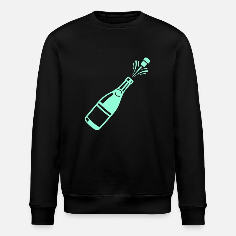 Champangner - Sweat bio ROLLER Stanley/Stella Unisexe - noir