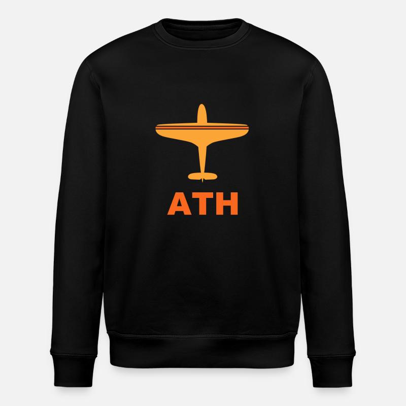 Aéroport d’Athènes - ATH - Grèce - Sweat bio ROLLER Stanley/Stella Unisexe - noir