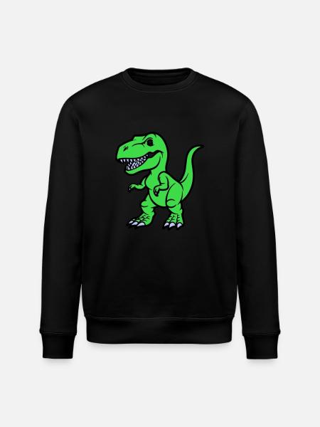 T Rex Comic - Stanley/Stella ROLLER Unisex Organic Sweatshirt - black