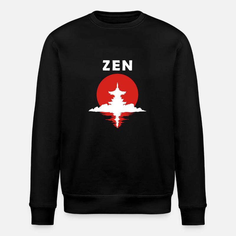 Zen - Stanley/Stella Unisex Bio-Sweatshirt ROLLER - Schwarz