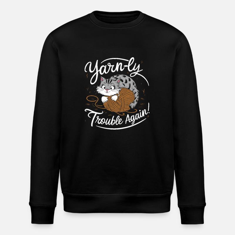 Problème de chat - Sweat bio ROLLER Stanley/Stella Unisexe - noir