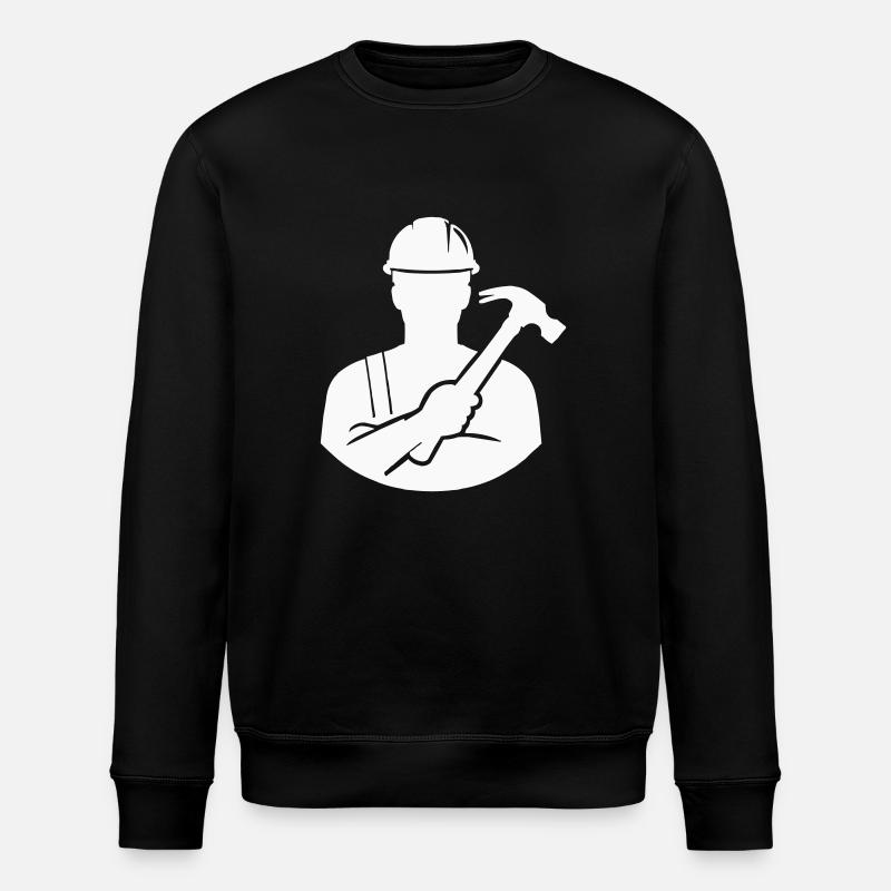 handwerker - Stanley/Stella Unisex Bio-Sweatshirt ROLLER - Schwarz