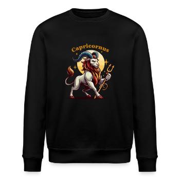 Steinbock Steinbock - Stanley/Stella Unisex Bio-Sweatshirt ROLLER - Schwarz - Vorne - Nik (191cm)