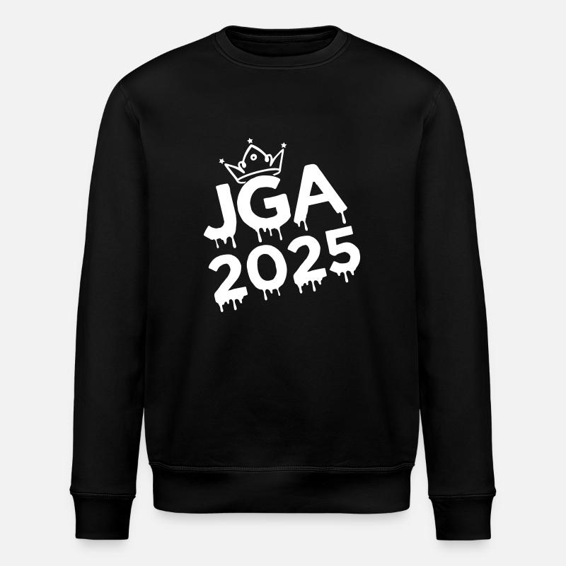 jga 2025 - Stanley/Stella Unisex Bio-Sweatshirt ROLLER - Schwarz