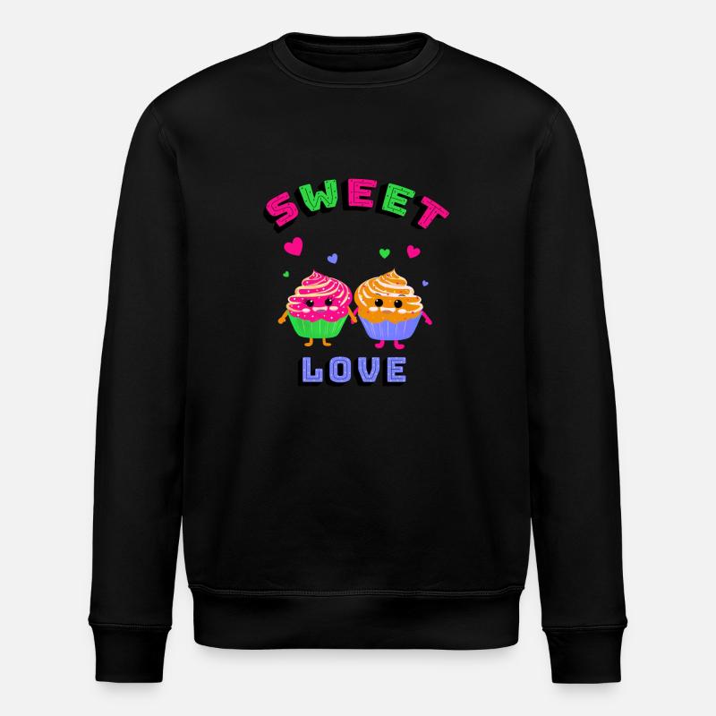 Cupcakes mignons - Sweat bio ROLLER Stanley/Stella Unisexe - noir