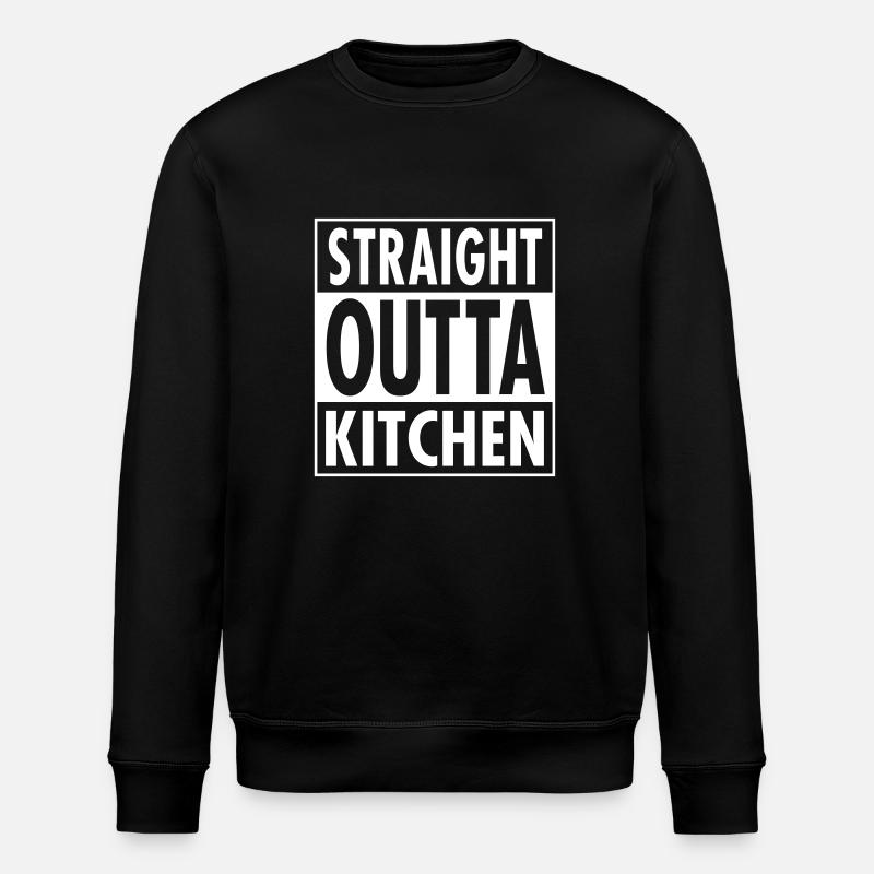 Straight Outta Kitchen - Sweat bio ROLLER Stanley/Stella Unisexe - noir