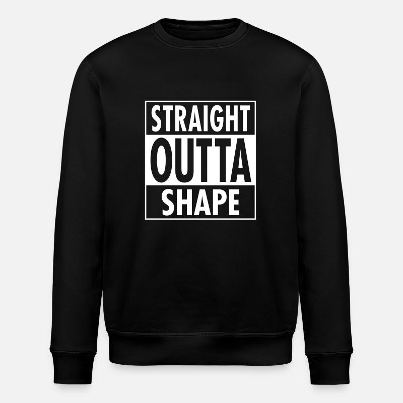 Straight Outta Shape - Sweat bio ROLLER Stanley/Stella Unisexe - noir