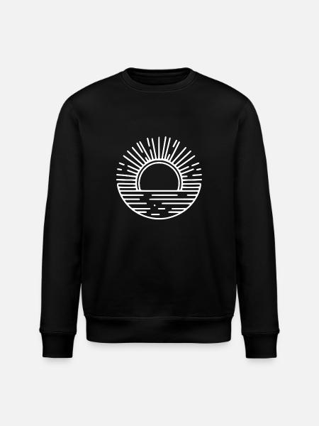 Sonnensymbol Sonnengrafik - Stanley/Stella Unisex Bio-Sweatshirt ROLLER - Schwarz