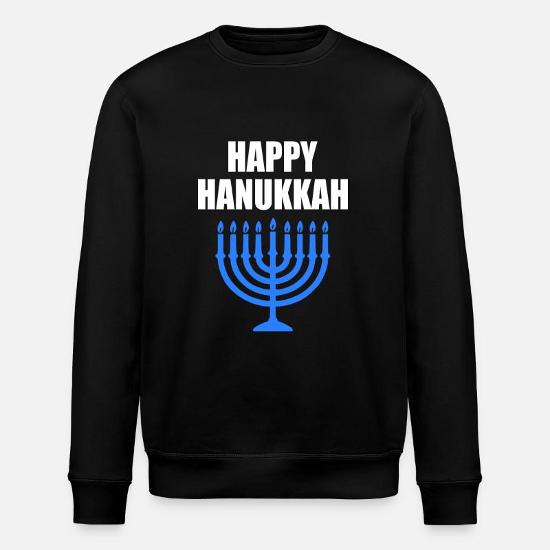 happy hanukkah - Sweat bio ROLLER Stanley/Stella Unisexe - noir