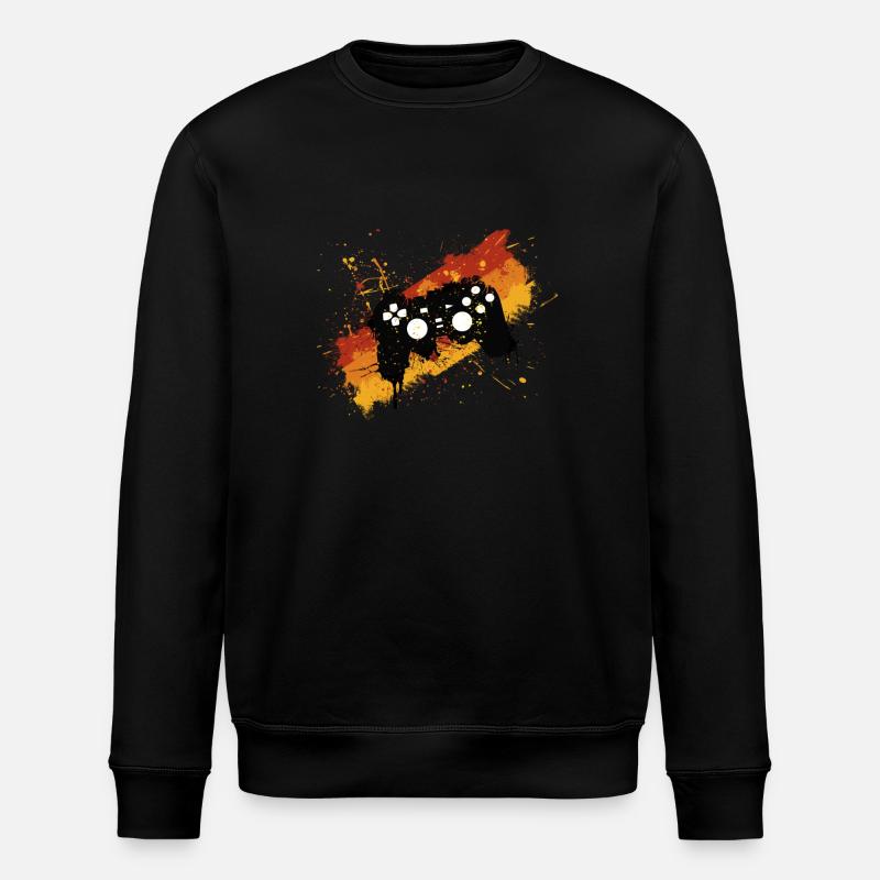 Graffiti-Controller Gamer - Stanley/Stella Unisex Bio-Sweatshirt ROLLER - Schwarz