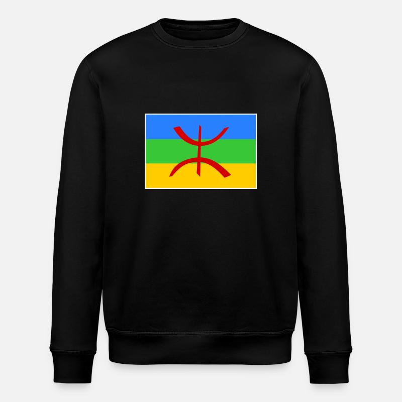 Amazigh - Stanley/Stella Unisex Bio-Sweatshirt ROLLER - Schwarz