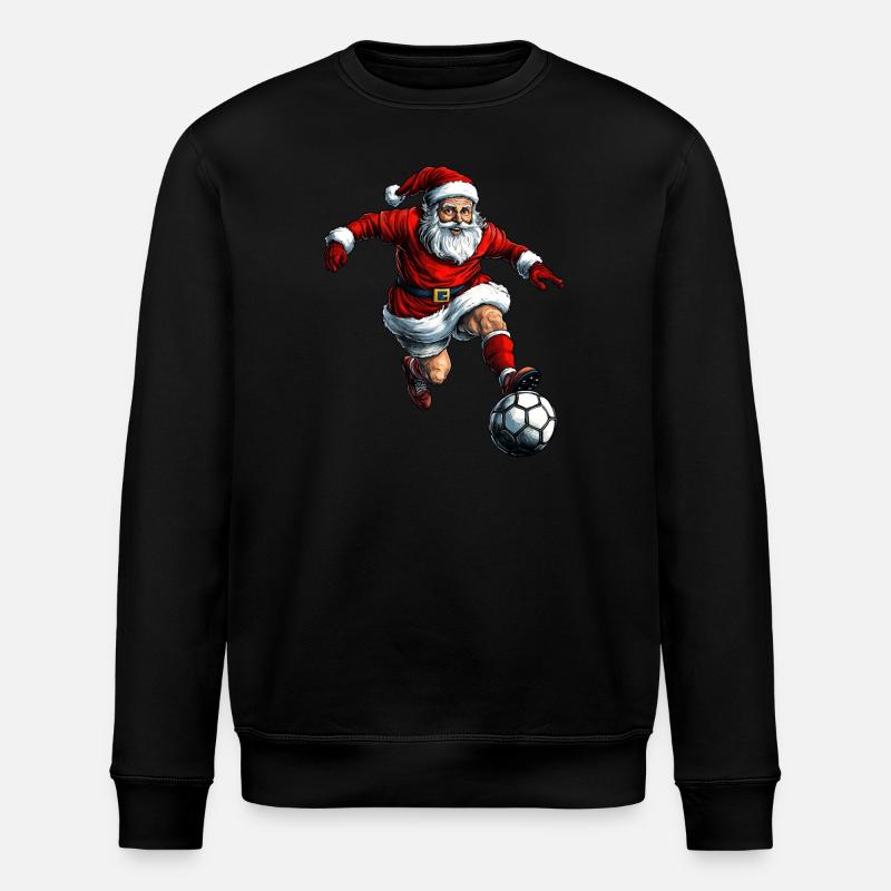 Père Noël footballeur - Sweat bio ROLLER Stanley/Stella Unisexe - noir