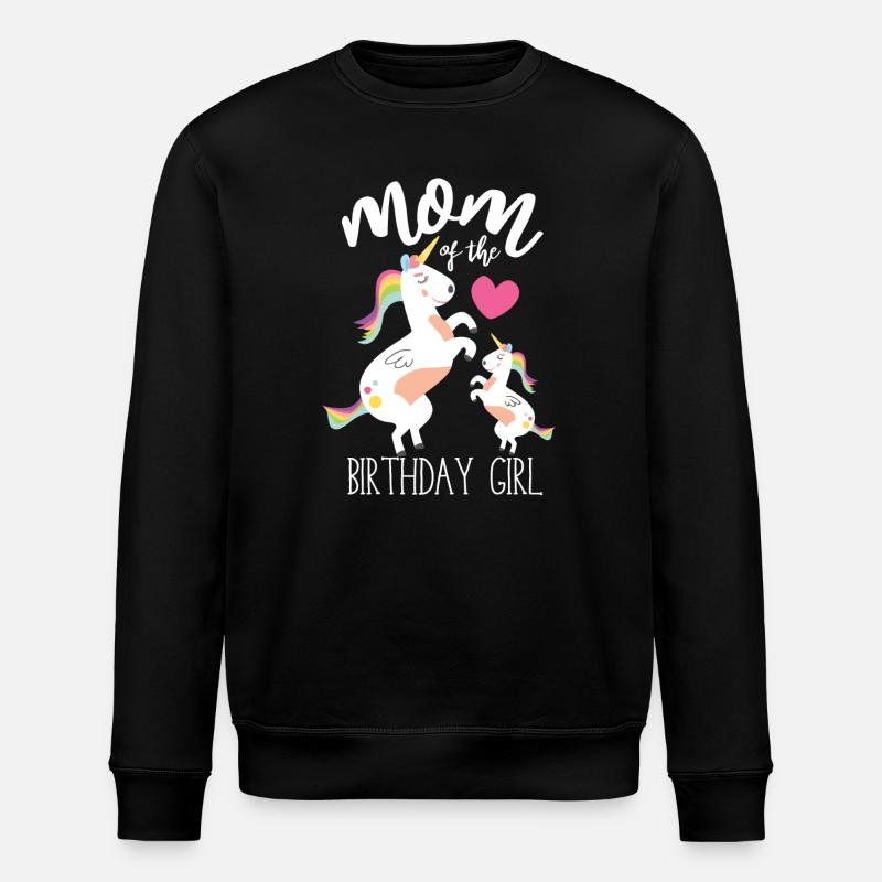 Mère de l'anniversaire - fille d'anniversaire - Sweat bio ROLLER Stanley/Stella Unisexe - noir