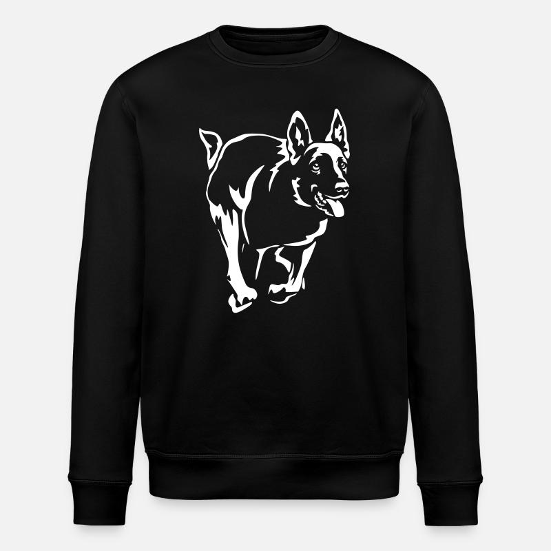 Malinois "Black Edition" - Stanley/Stella ROLLER Unisex Organic Sweatshirt - black