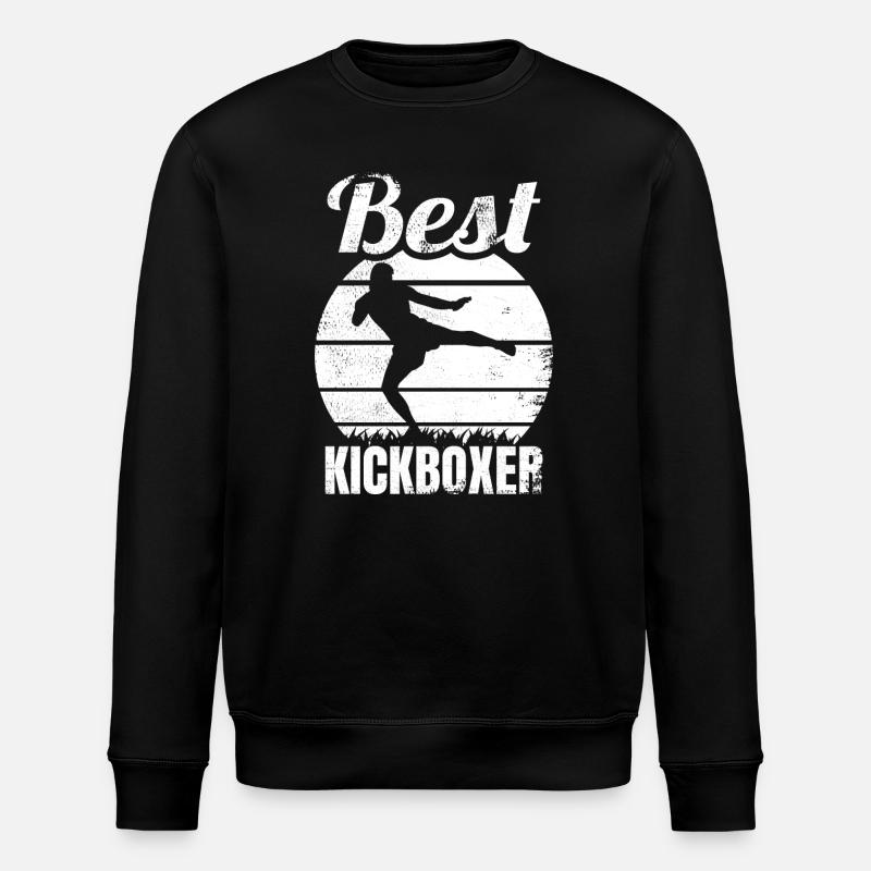 Bester Kickboxer - Stanley/Stella Unisex Bio-Sweatshirt ROLLER - Schwarz
