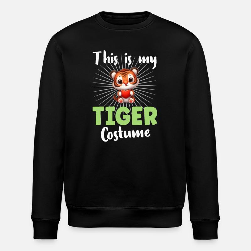 Tiger - Stanley/Stella Unisex Bio-Sweatshirt ROLLER - Schwarz