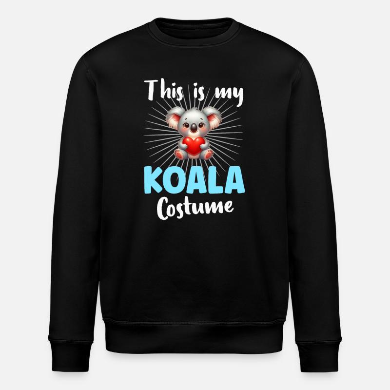 Koala Koala Ours - Sweat bio ROLLER Stanley/Stella Unisexe - noir