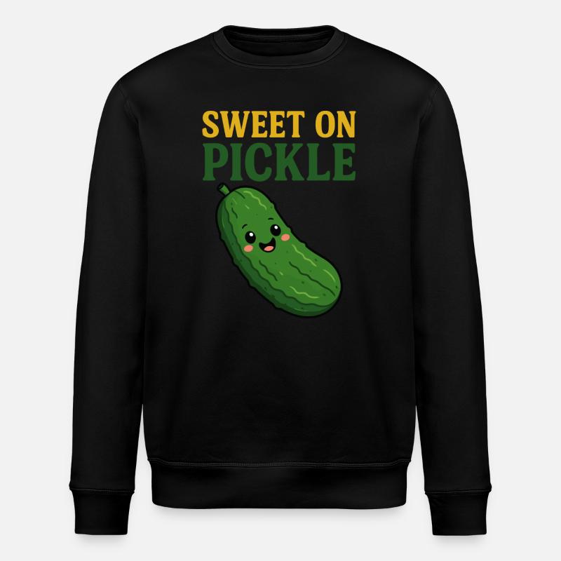 Sucré sur le concombre - Sweat bio ROLLER Stanley/Stella Unisexe - noir