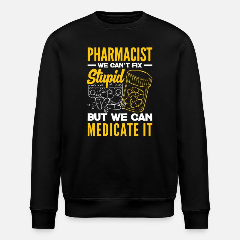 Apotheker Pharmazeutisch-technischer - Stanley/Stella Unisex Bio-Sweatshirt ROLLER - Schwarz