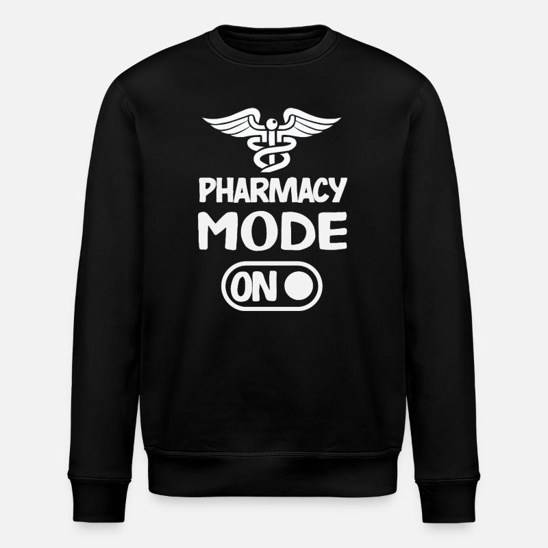 Pharmacien Technicien Pharmaceutique - Sweat bio ROLLER Stanley/Stella Unisexe - noir