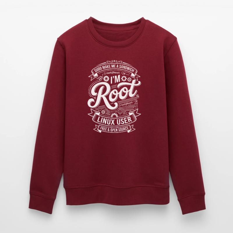 I'm Root – Linux User Stanley/Stella ROLLER Unisex Organic Sweatshirt